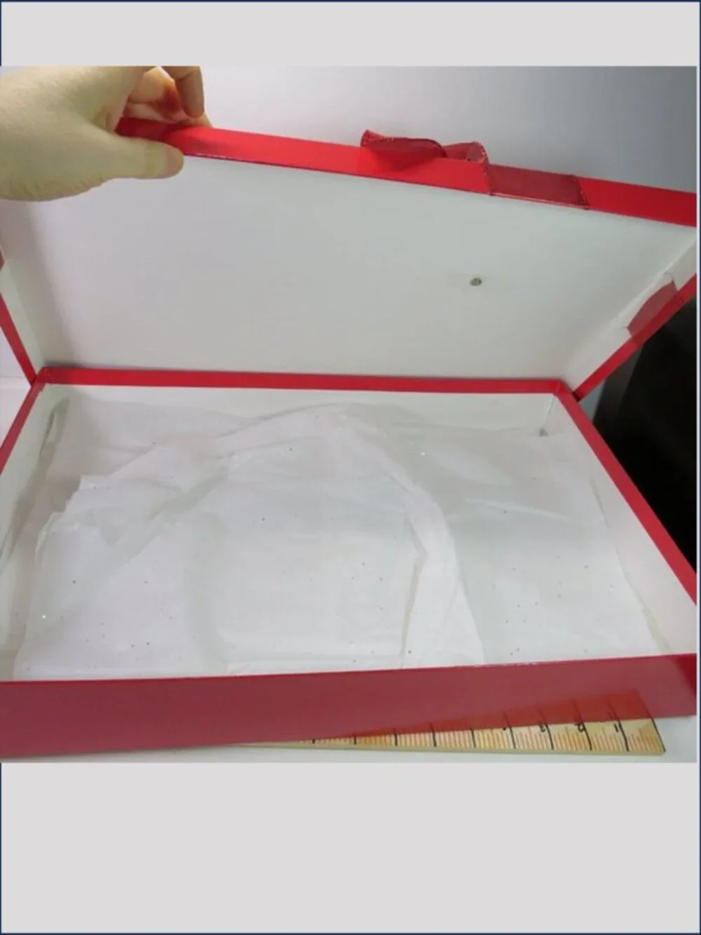 Premium Holiday Gift Box Bundle (3-Pack) Red & Metallic Silver with Bows